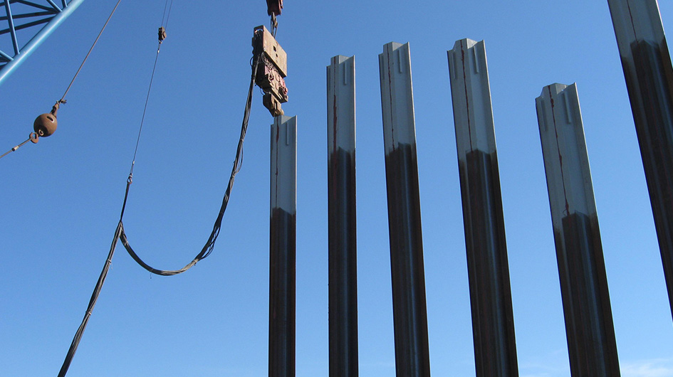Sheet pile and Combi Walls | Technologies | Trevi 3