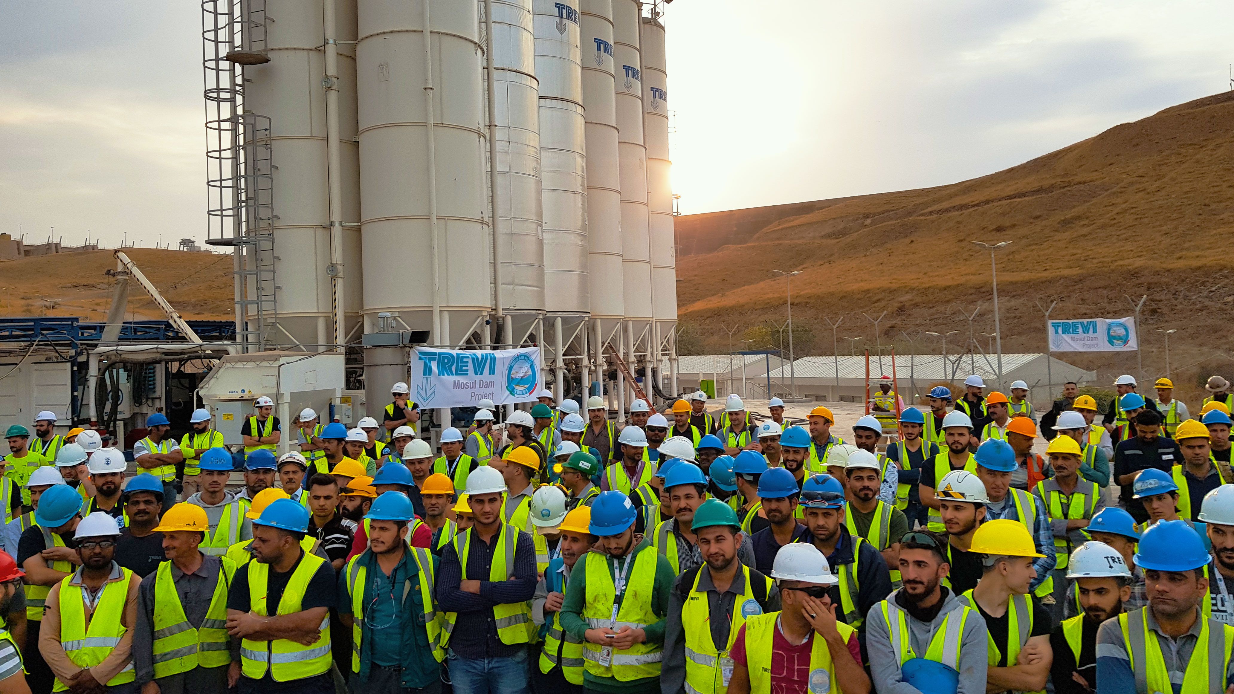 Mosul Dam, 5 milioni di ore lavorate senza incidenti | Trevi 2