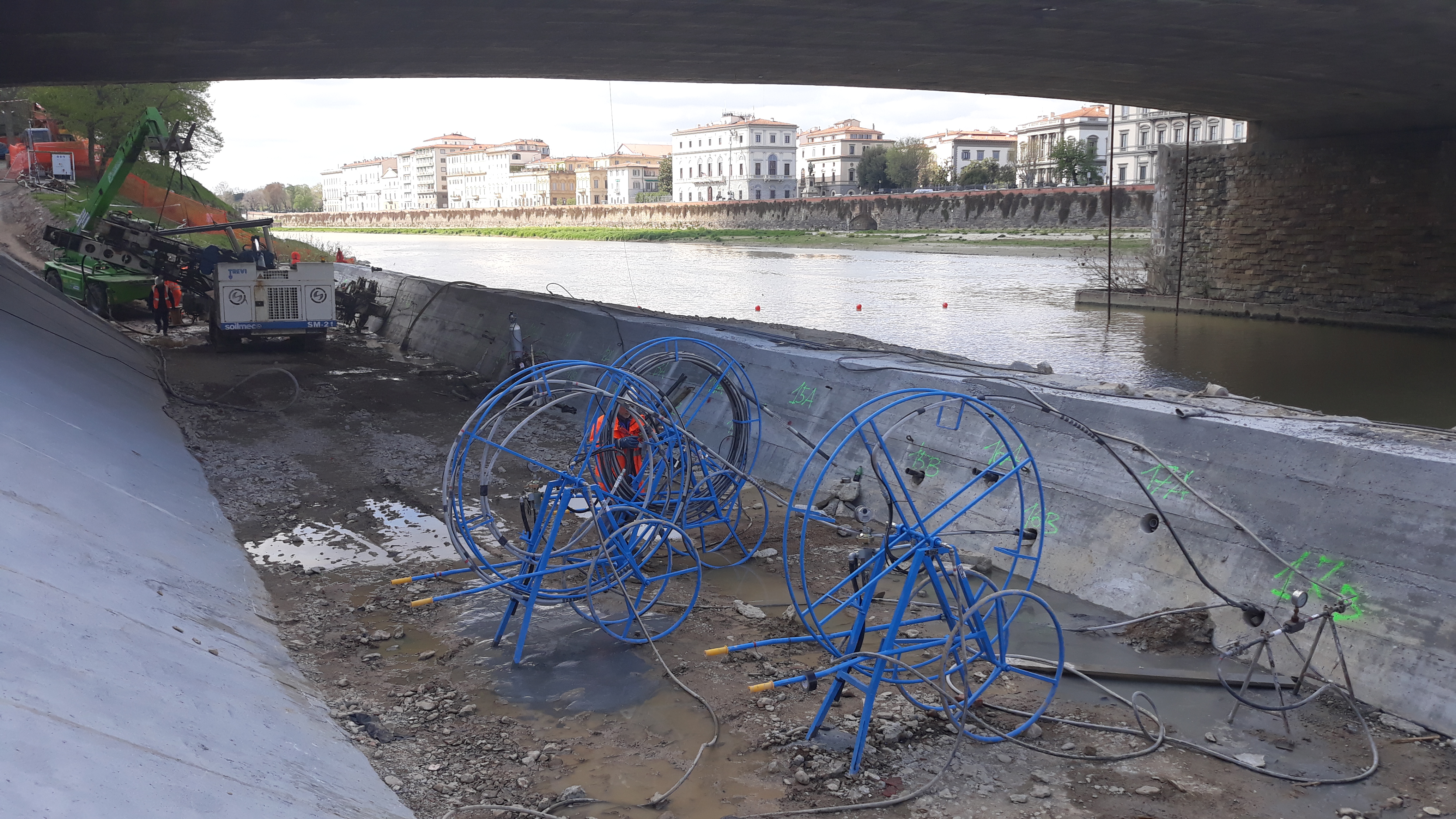 Trevi know-how and technology for the safety of the Vespucci Bridge in Florence | Trevi Spa 5