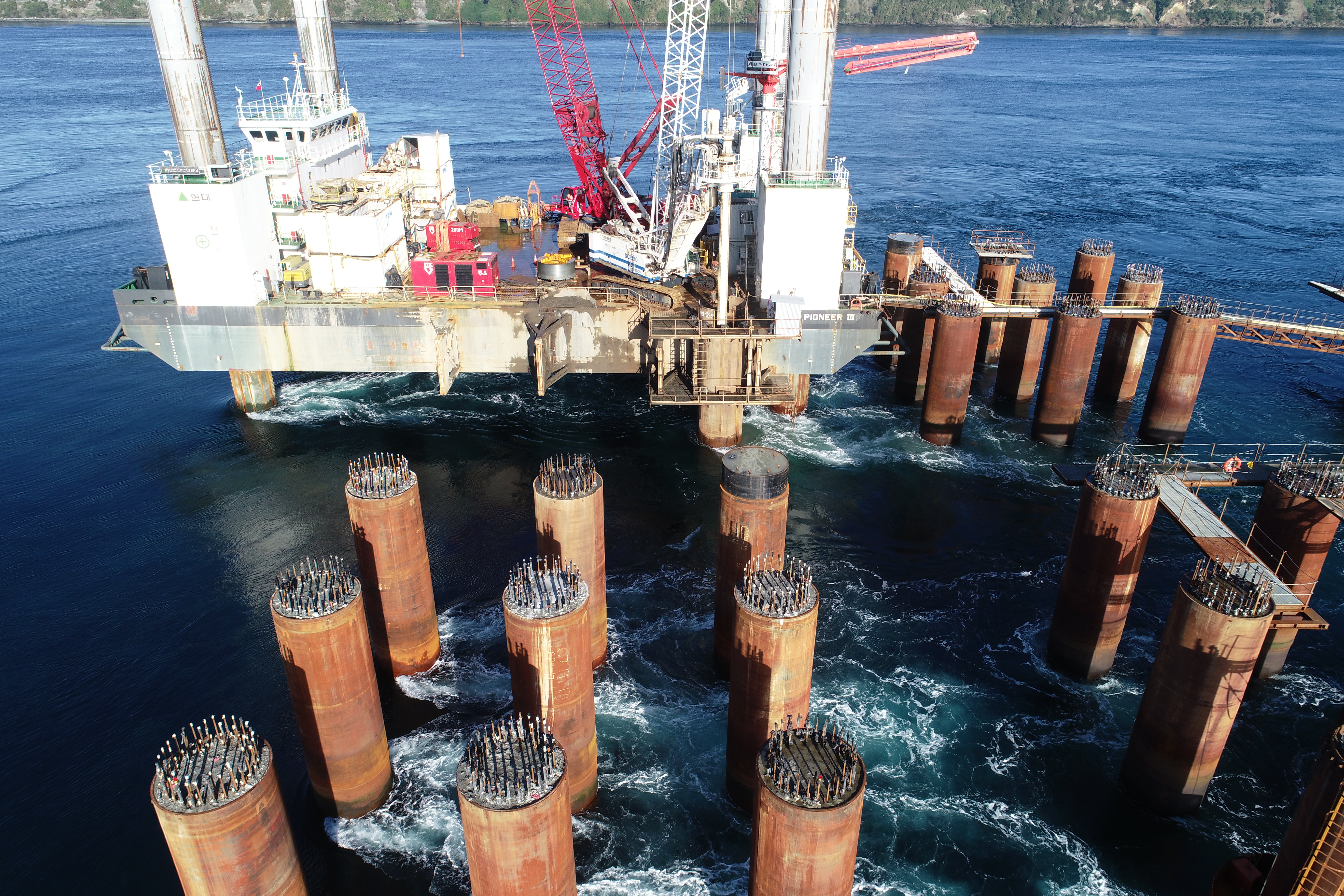 The works carried out for the Central Pylon of the Chacao Bridge by Trevi Chile Spa | Trevi 2