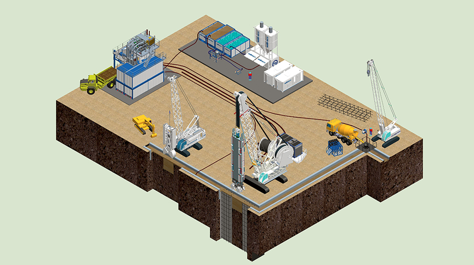 Diaphragm Walls - Hydromill | Technologies | Trevi 3