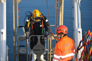 Mosul Dam: diving operations and inspection Trevi spa