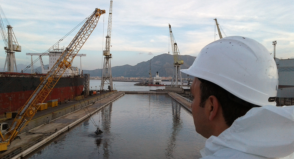 Porto di Palermo: Bacino di Carenaggio 15000 TPL | Trevi 2