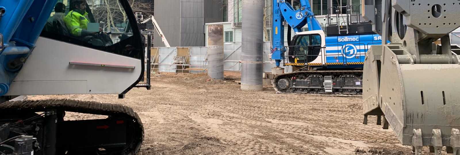 Start of the diaphragm wall works
