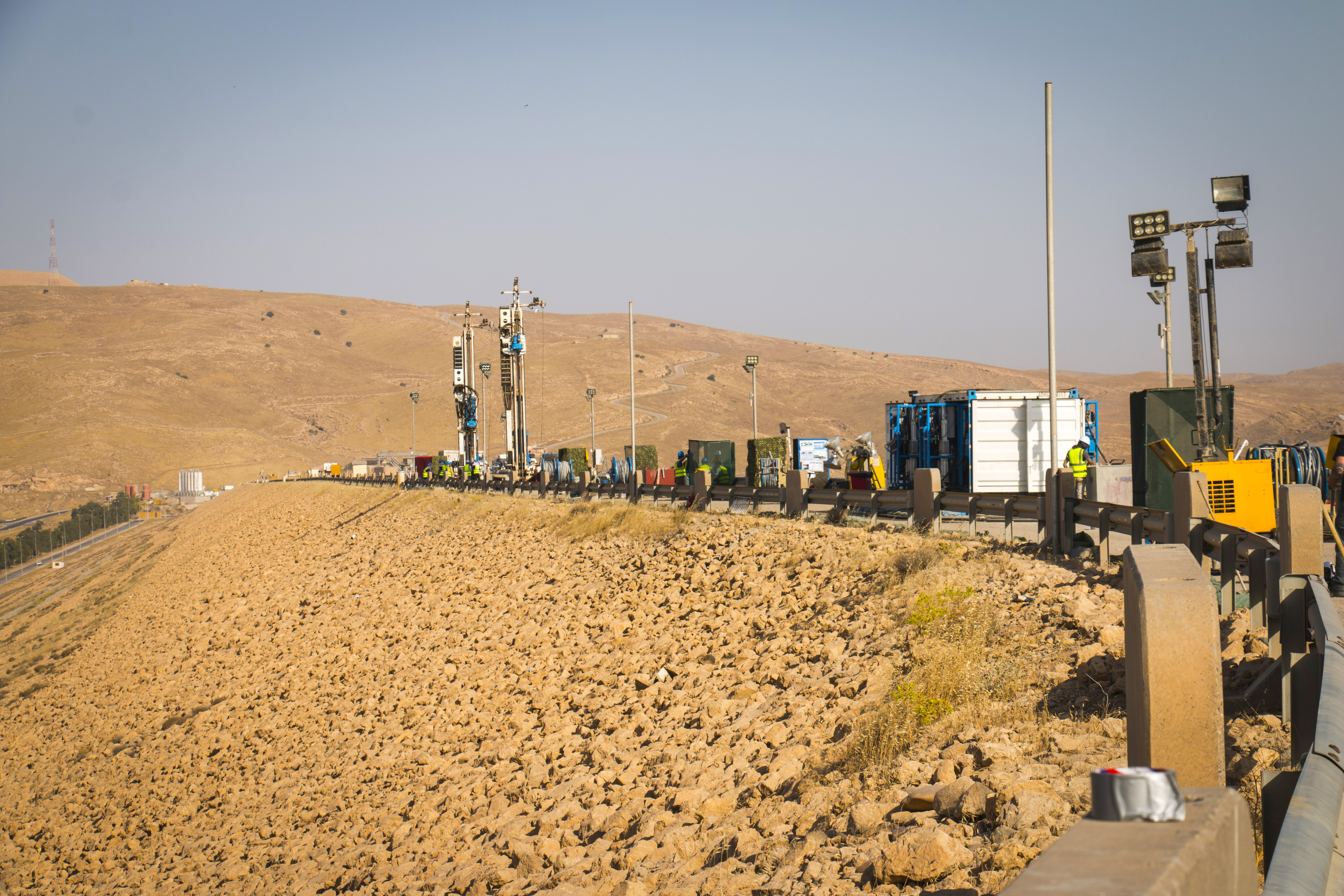 The Mosul Dam: Trevi/Soilmec machinery and technologies supply Trevi spa