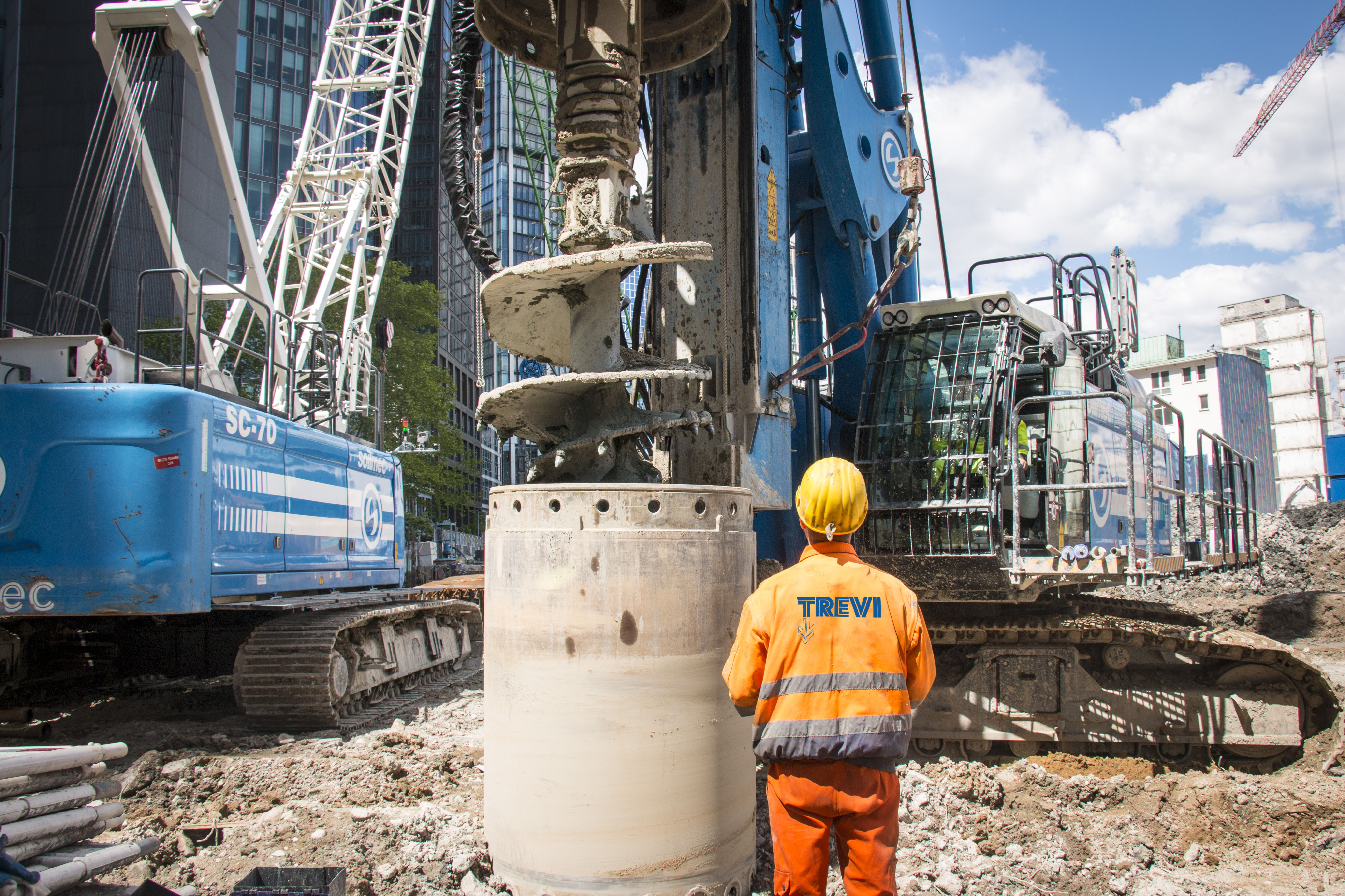 Gli elementi di fondazione scelti da Trevi Spa per 4 Frankfurt | Trevi 2