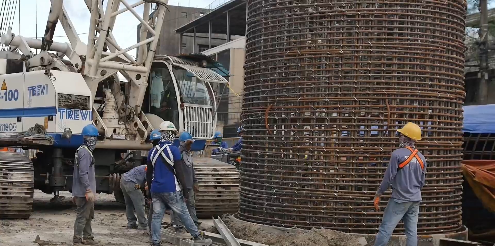 Metro Manila Skyway: equipment used Trevi spa