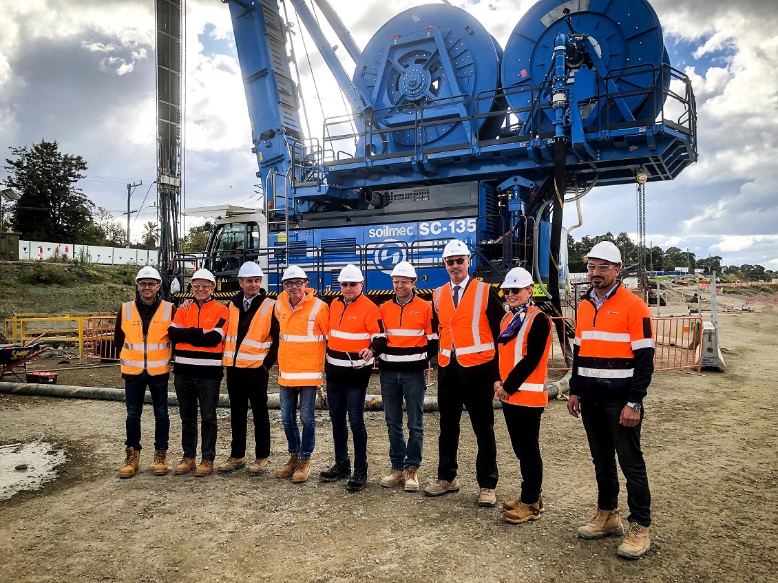The Italian Ambassador to Australia visits the North East Link construction site in Melbourne | Trevi Spa 1